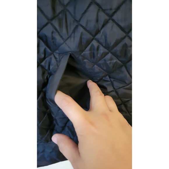 Karen Scott Sport Medium Quilted Black Vest Lightweight Thin Zippered - Picture 4 of 8